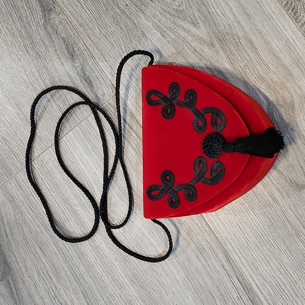 Vintage velvet purse